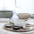 Costa Nova Pacifica Stoneware Stainless Steel 6 Piece Ramekin / Soufflé Dish Bakeware Set-112694891