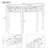 Crestview Storage Console Table with Three Drawers-461508176