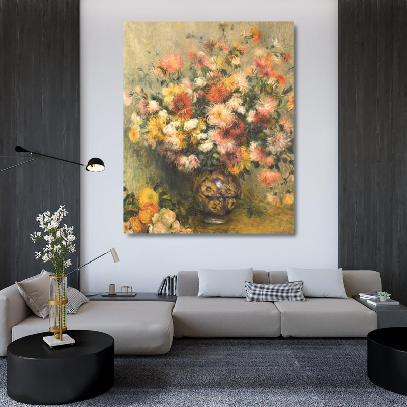 Dahlias, 45" H x 36" W