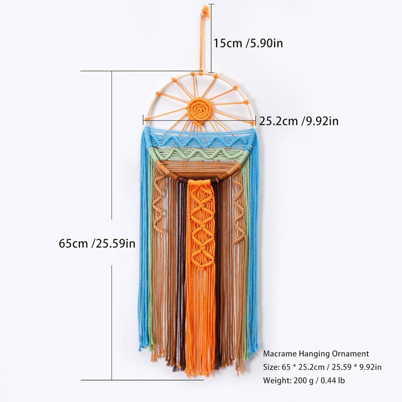 Décoration murale tapisserie attrayante Sunshine Boho 