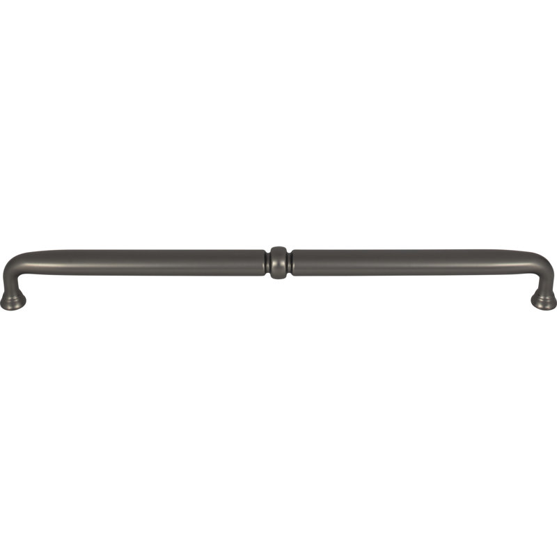 Henderson Bar pull, Ash Gray, 12" Center to Center