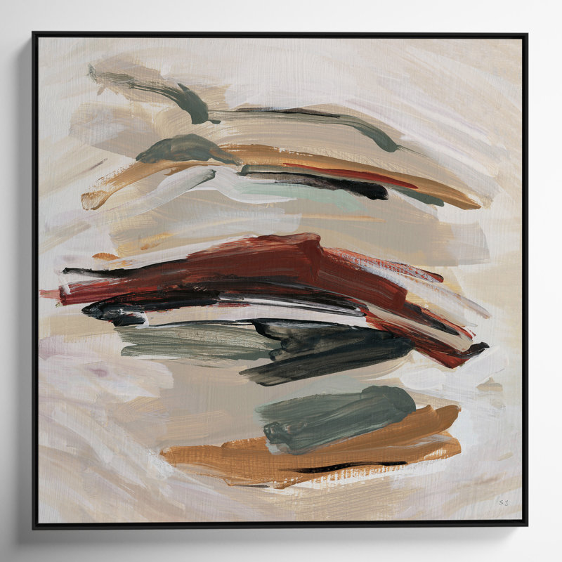 Spring Shadows by Susan Jill, 46.5" H x 46.5" W, Black 