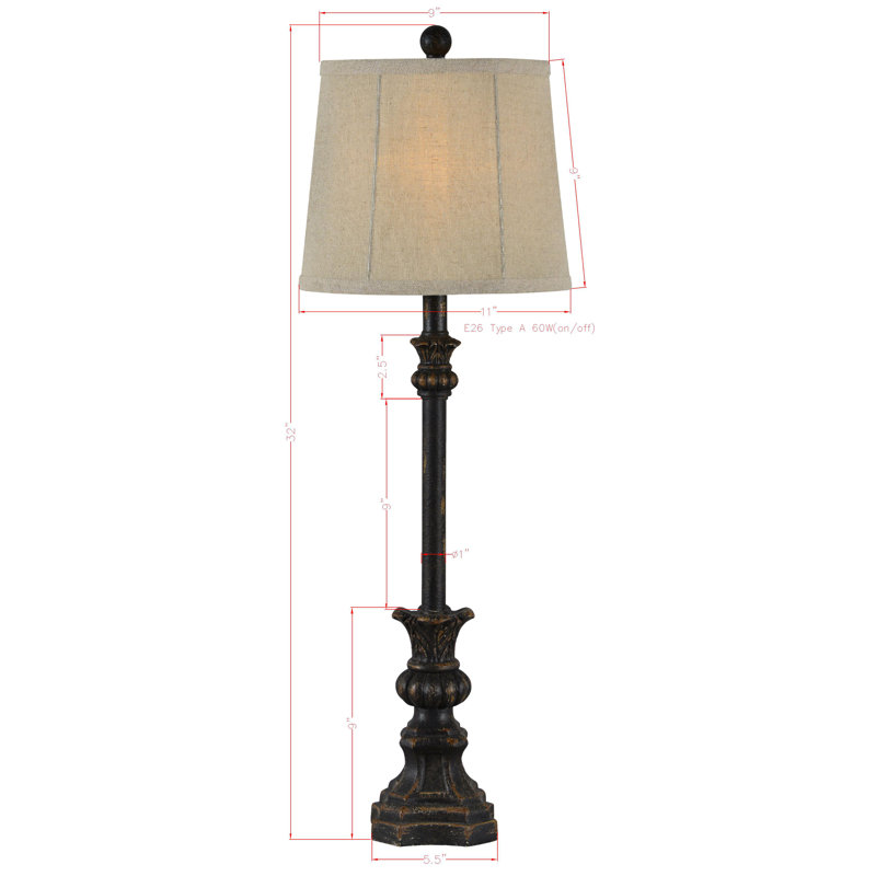 Lampe de buffet 32 po Staetler