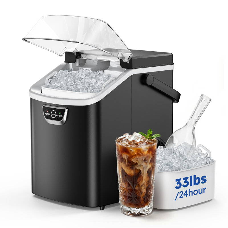 Simzlife 33 Lbs. Daily Nugget Ice Maker Countertop