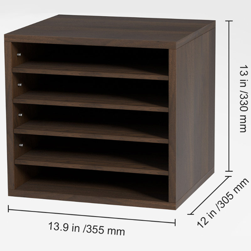 Merrideth 13.9'' Wide File Cabinet, Brown