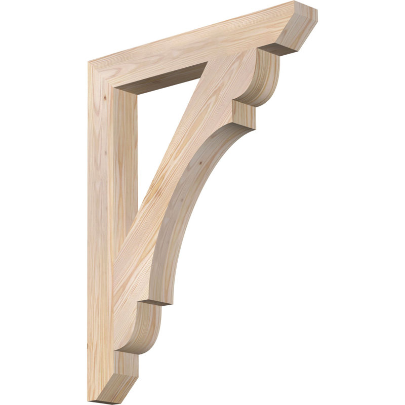 Support latté 3 1/2 "x P 26" x H 34 ", sapin Douglas, Douglas (lisse), H 34 po x l 3,5 po x P 26 po