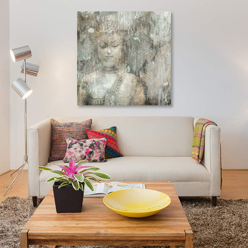 Giclée sur toile tendue Buddha Gallery, H 18 po x l 18 po x P 1,5 po, Toile tendue