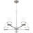 Fosco 5 - Light Steel Dimmable Chandelier-1913633573