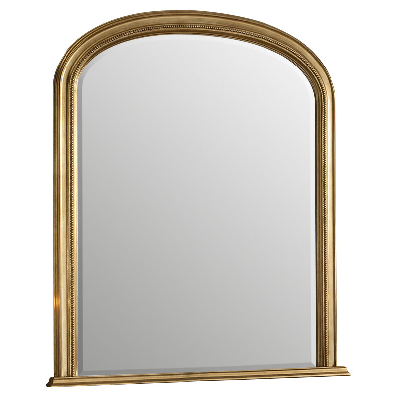 Burgett Glass Wall Mirror, Gold