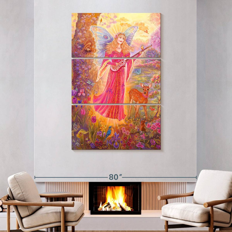 Kelan Spring Song, 74" H x 48" W
