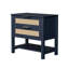 Rattan Nightstand with Two Smooth-Gliding Drawers and Open Storage Shelf for Compact Bedrooms and Boho-Inspired Spaces.-129673858