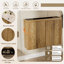 Armoire murale pliante avec évier crème-274412518