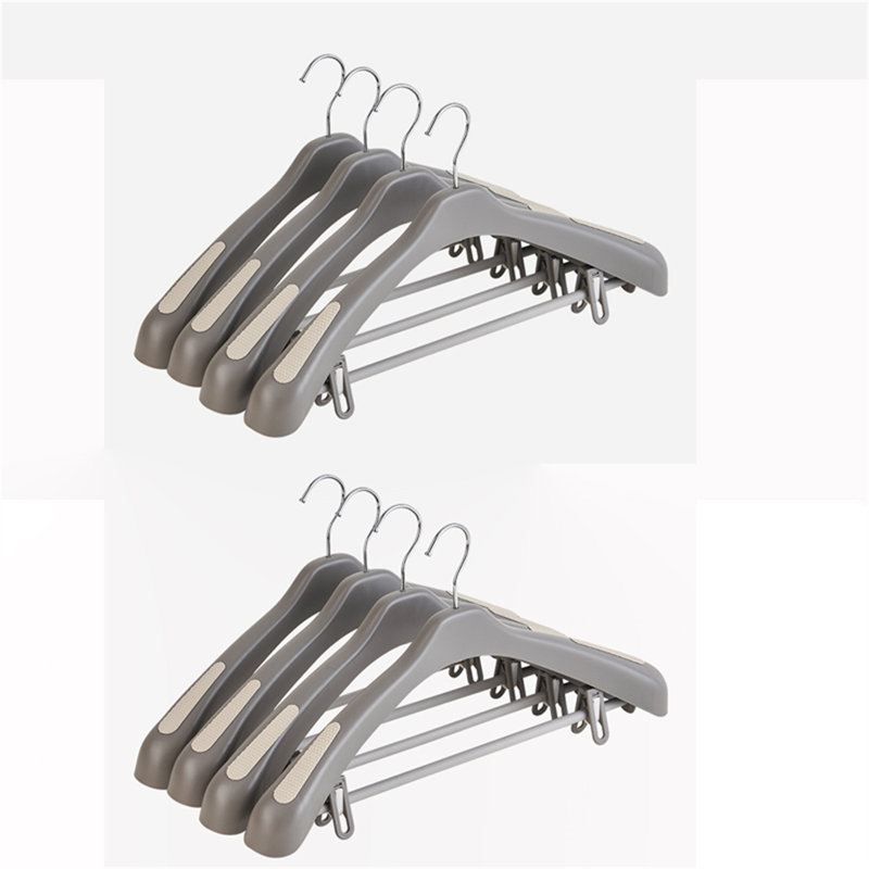 Cintre en plastique avec pince pour pantalons, 8