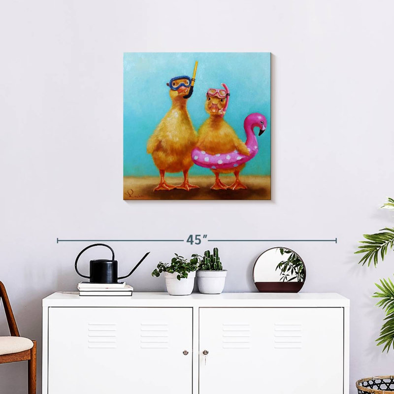 Crowle Pool Party, 24" H x 24" W