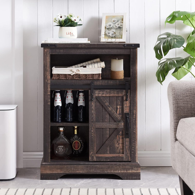 Taeron Oak Freestanding Bathroom Cabinet, Brown