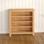 Rothbury 90cm H x 90cm W Solid Wood Standard Bookcase