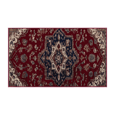 Tapis rouge soyeux et moelleux