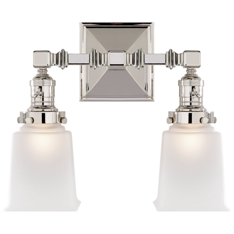 Boston 2 - Light Vanity Light, Polished Nickel