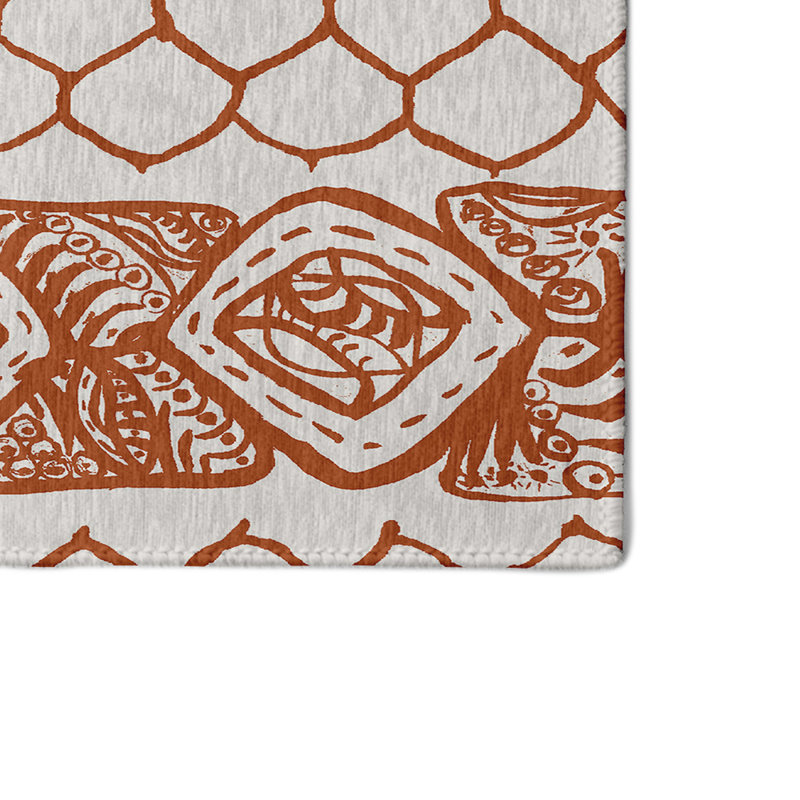 Safari Chenille Geometric Indoor Rug, Rectangle 3' x 5'