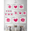 Lips And Hearts by Marmont Hill - 3 Piece Single Picture Frame Print Set-107277044