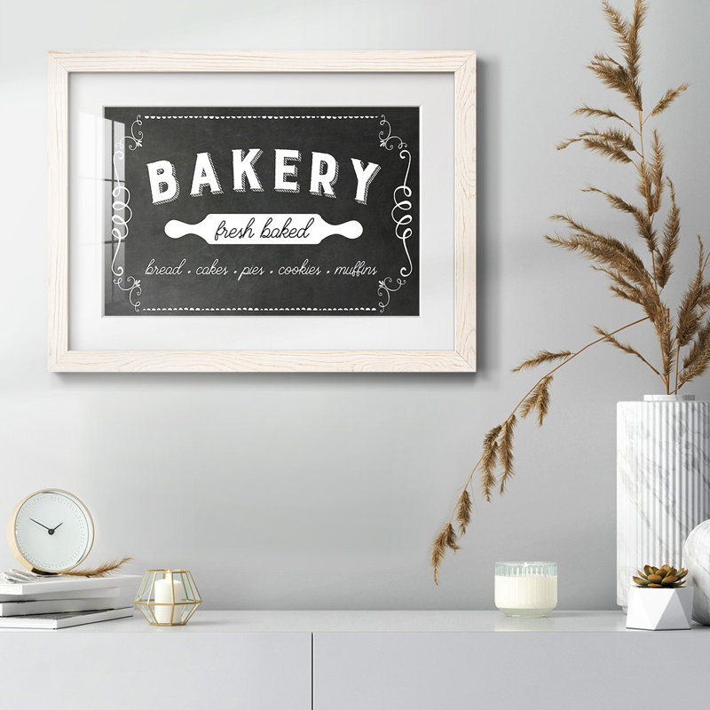 Boulangerie - impression d'un seul cadre photo, Blanc, H 22 po x l 32 po