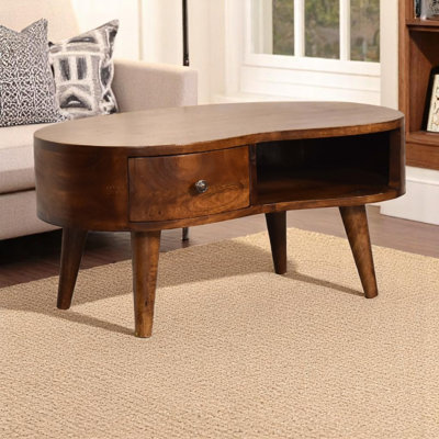 Chestnut Wave Coffee Table