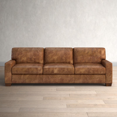 Bening 106"" Genuine Leather Sofa -  Birch Lane™, 293E0A9D13F643BB9DB55B3B4EA8F2FB