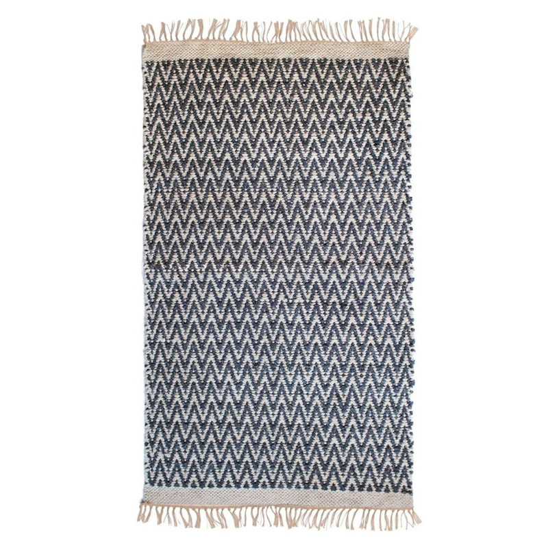 Roeut Aztec Hand Woven Indoor / Outdoor Area Rug, Rectangle 90 x 150cm