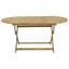 Oakham 160cm Solid Wood Oval Folding Table