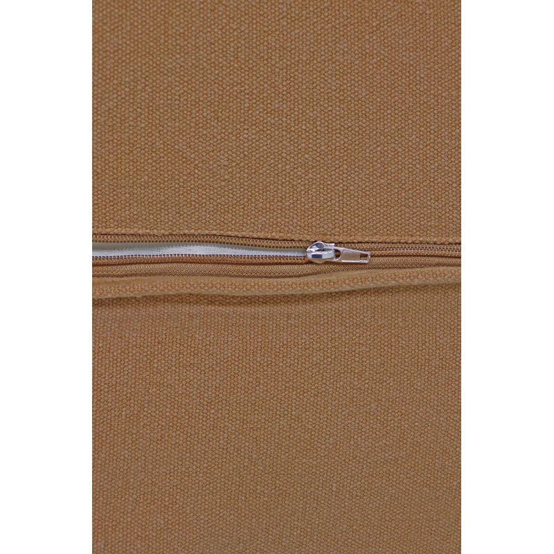 Small Puff Cleo Light Honey, Brown Cotton Blend