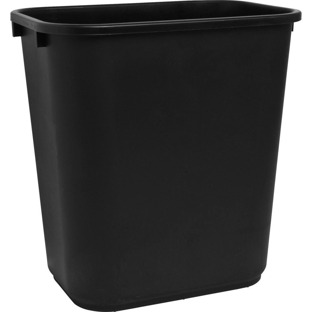 Plastic Open Kitchen Trash Can - 7 Gallons Sparco Products