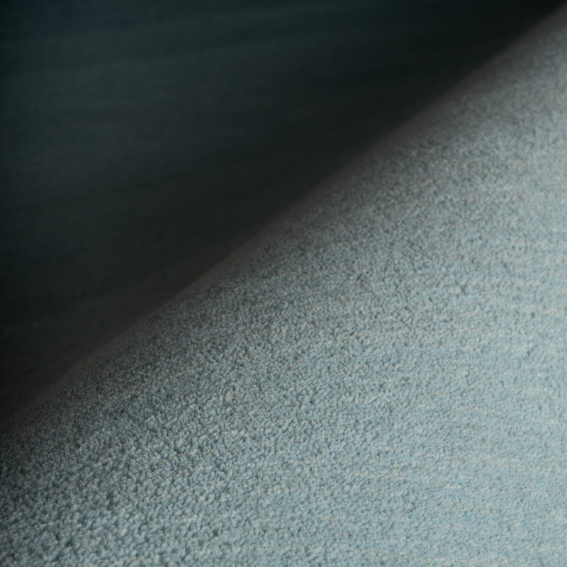Tapis dégradé en laine tissé à la main Ombre, Rectangle 8 pi 6 po x 11 pi 6 po