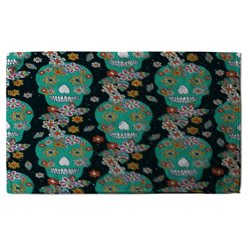 Cotton Floral Tea Towel Kitchen Towel