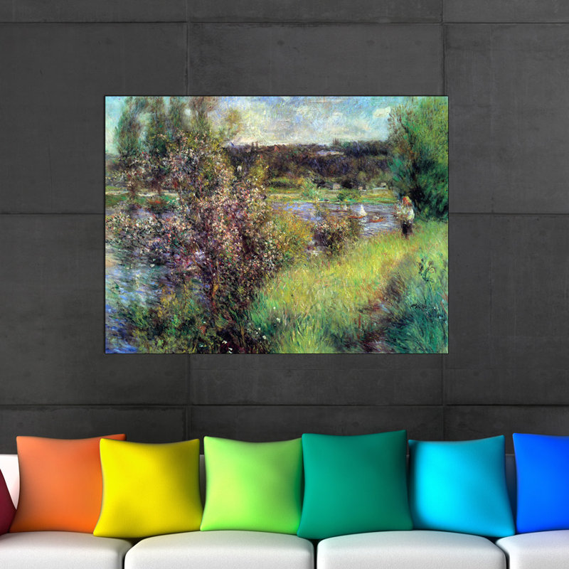 Pierre-Auguste Renoir - Wrapped Canvas Painting, 90cm H x 120cm W x 1.8cm D