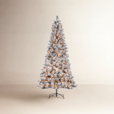 Lighted Artificial Pine Christmas Tree