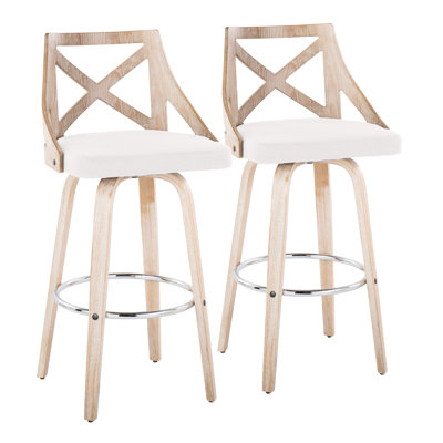 Laurenzio Swivel Upholstered Counter Stool