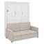 Grand lit escamotable mural avec coussin-1939722401