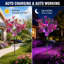 Éclairage de jardin solaire à phalaenopsis pour jardin