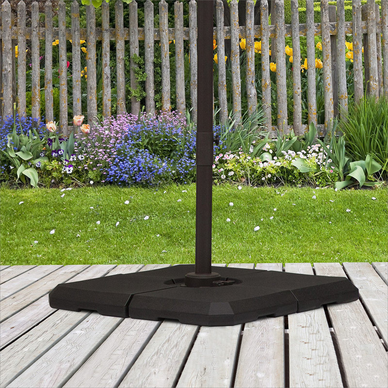 Base de parasol polyvalente robuste pour une utilisation extérieure stable