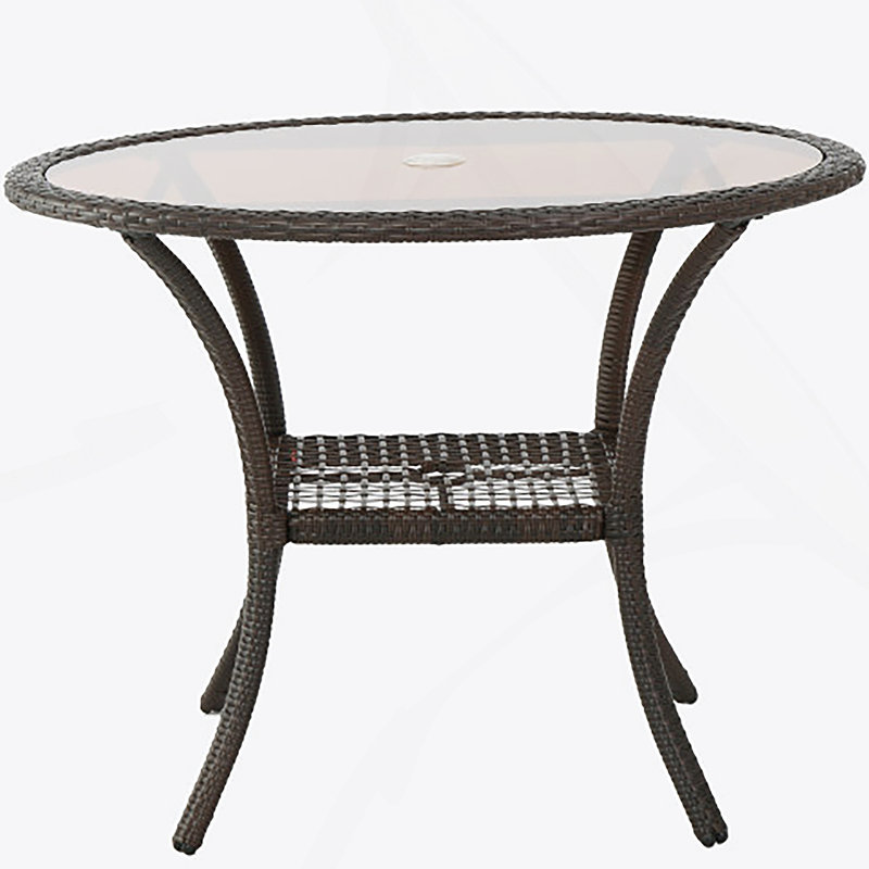 Table d'extérieur en résine, ancienne version 56225.00TBLBRN