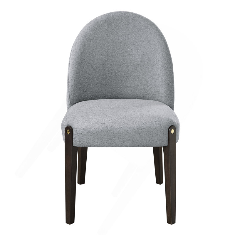Ensemble de 2 chaises de salle à manger Clayten, Gris