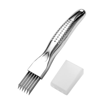 A cutting Shred Silk The Knife Stainless Steel Chopped Green Knife Kitchen Vegetable Cutter Scallion Shredding Cutter Shred Knife Household Multifunction