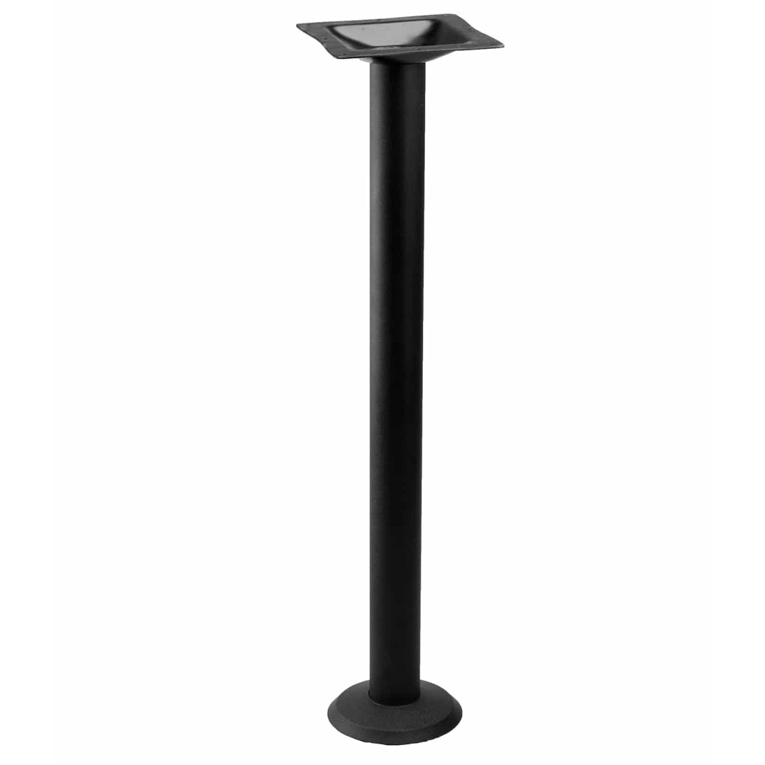 Industrial 40.5'' 8'' w Cast Iron Round Table Base Cafe Tables