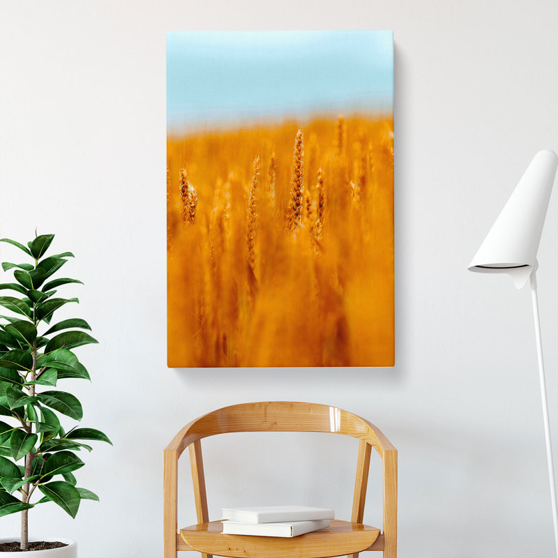 Wheatfield In Germany - Wrapped Canvas Print, 50cm H x 35cm W x 3cm D