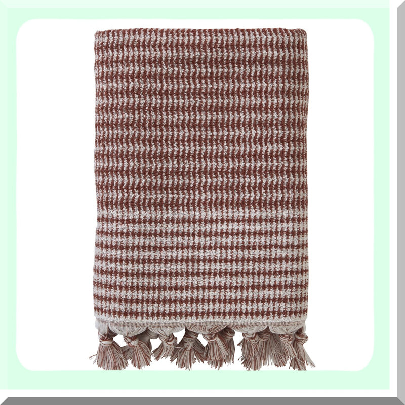 PureTurk Cotton Luxe Bath Towel, 28x54, Spice