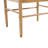 Farmhouse Solid Wood Barstools With Vintage Brass Studs, Upholstered Low Barstools For Bar Counters And Kitchen Islands Set Of 2-912758494