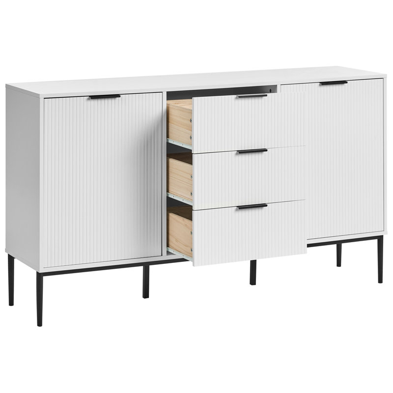 2 Door Sideboard Bergeman White