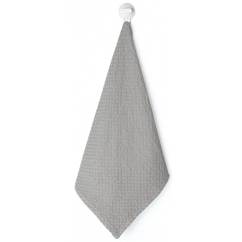 Wild Waffle Waffle Towel, Anthracite, Bath Towel 1-Pack