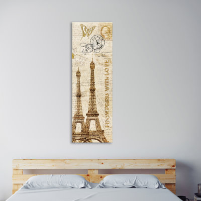 European Holiday 3 1 Piece Wrapped Canvas Panoramic Wall Art