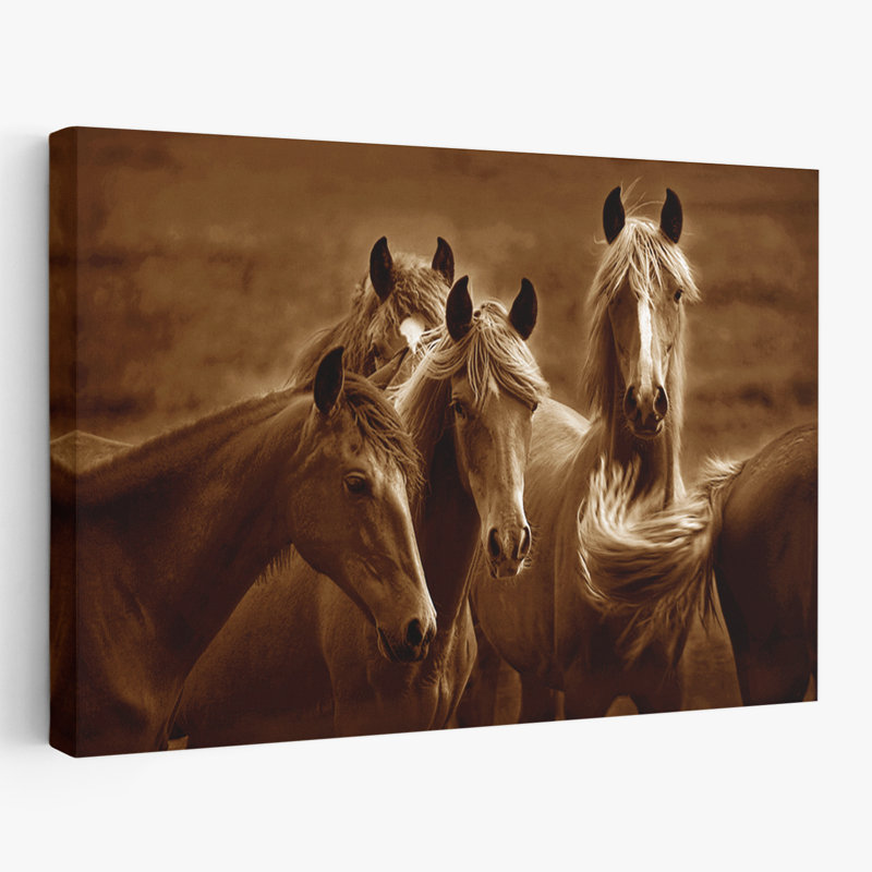 Bad Girls - Photographie, animaux, chevaux, nature, faune, H 32 po x l 48 po